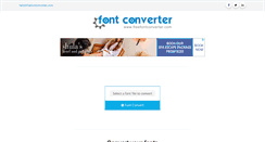 Desktop Screenshot of freefontconverter.com